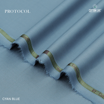 Protocol Wash N Wear Unstitched Men's Suit | Finest Fabric | CottonLive