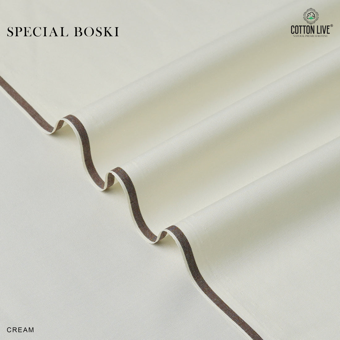 Special Boski Unstitched Men's Suit - CottonLive Pakistan