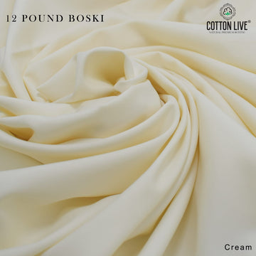 Premium Boski 12 Pound Unstitched Men's Suit | Luxury Fabric Pakistan | CottonLive