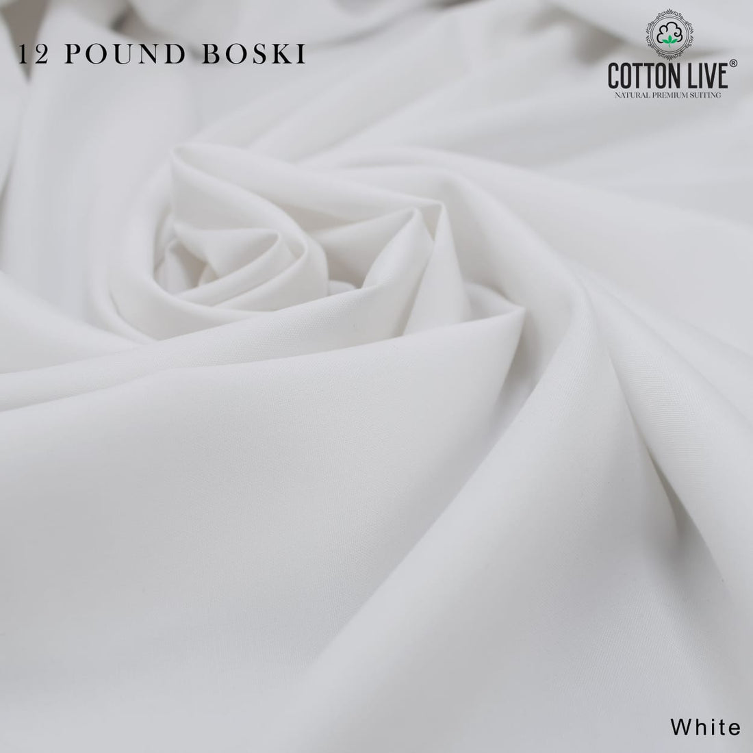 Premium Boski 12 Pound Unstitched Men's Suit | Luxury Fabric Pakistan | CottonLive