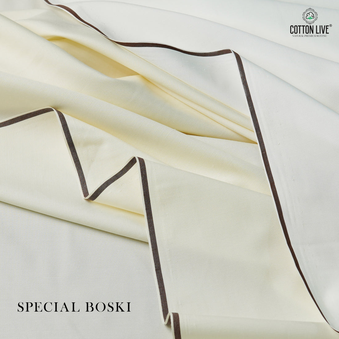 Special Boski Unstitched Men's Suit - CottonLive Pakistan